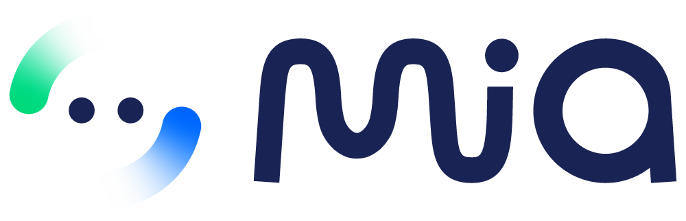 Logotipo de MIA, la asistente de inteligencia artificial de Mantic 360.